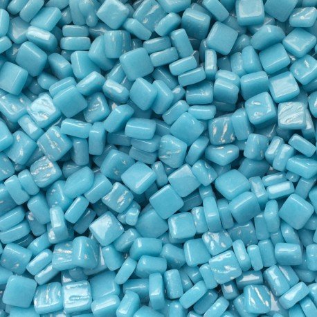 Γυάλινες ψηφίδες – Ottoman 8mm – μπλε της λίμνης - mosaicshop