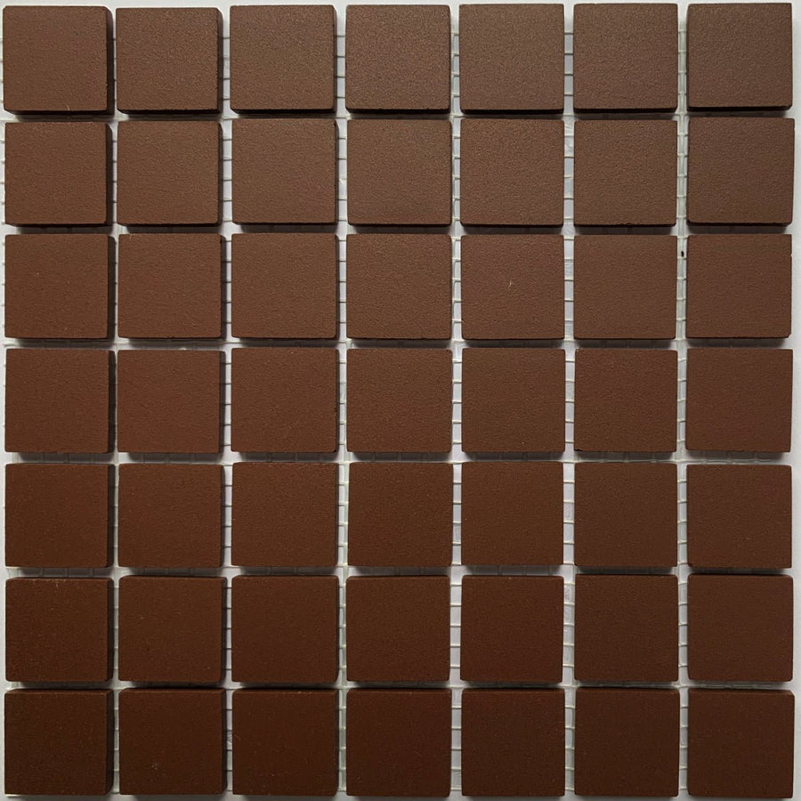 Winckelmans Brun – ματ ψηφίδες 20x20 mm σε πλέγμα