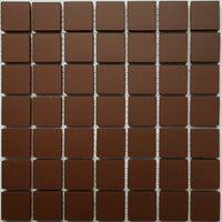 Winckelmans Brun – ματ ψηφίδες 20x20 mm σε πλέγμα
