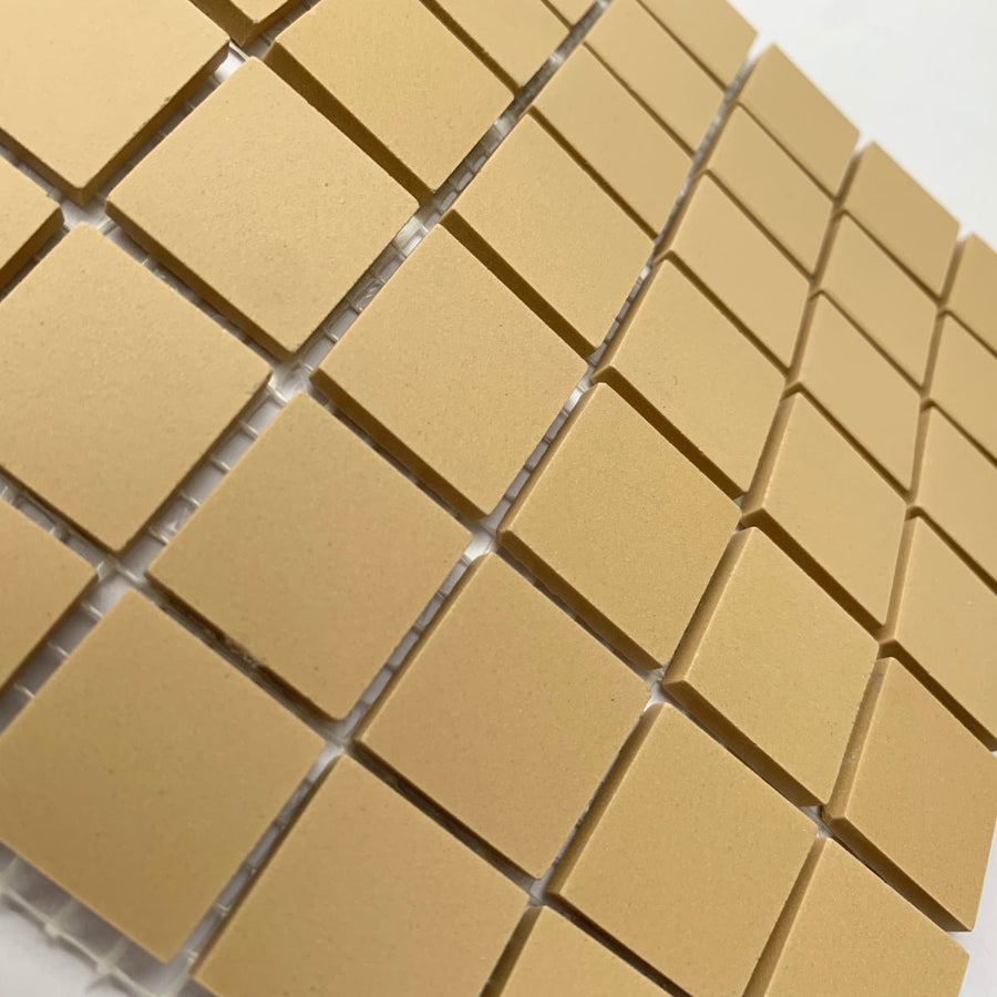 Winckelmans Cognac – ματ ψηφίδες 20x20 mm σε πλέγμα