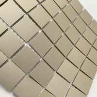 Winckelmans Gris – ματ ψηφίδες 20x20 mm σε πλέγμα