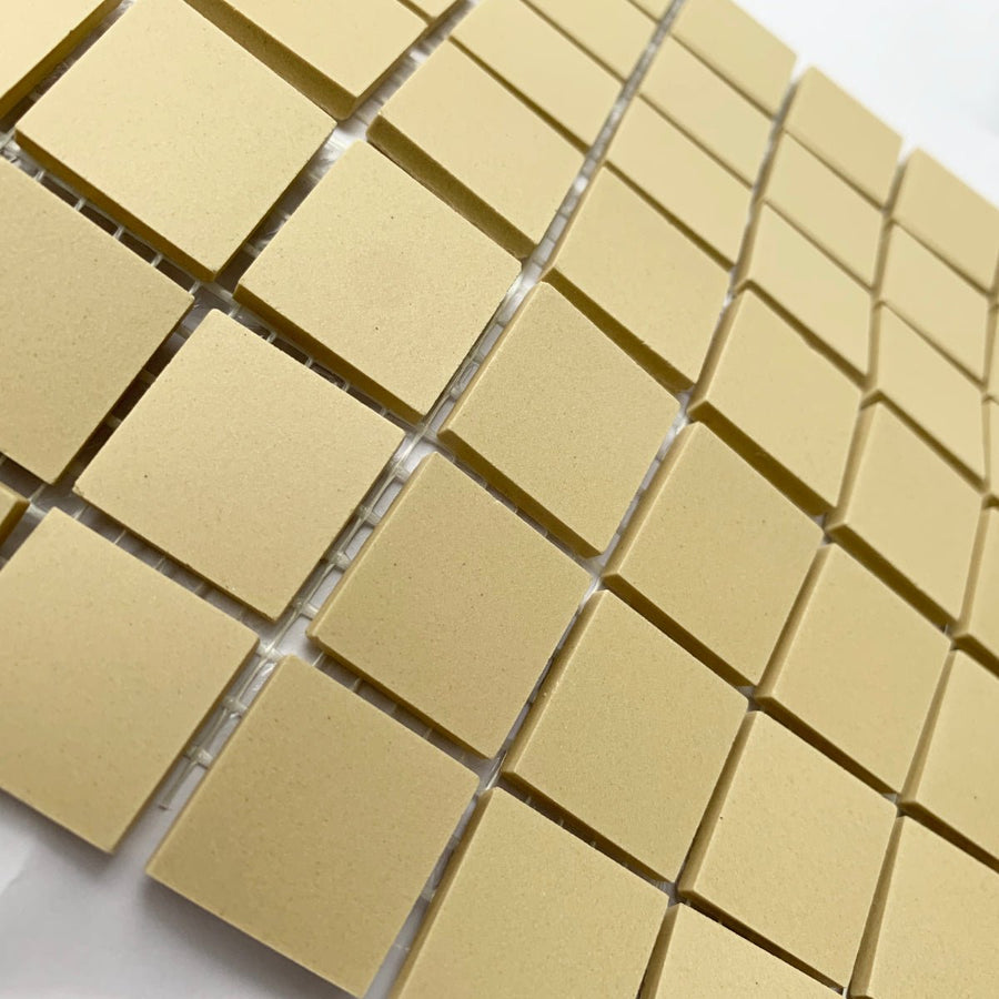Winckelmans Ivoire – ματ ψηφίδες 20x20 mm σε πλέγμα