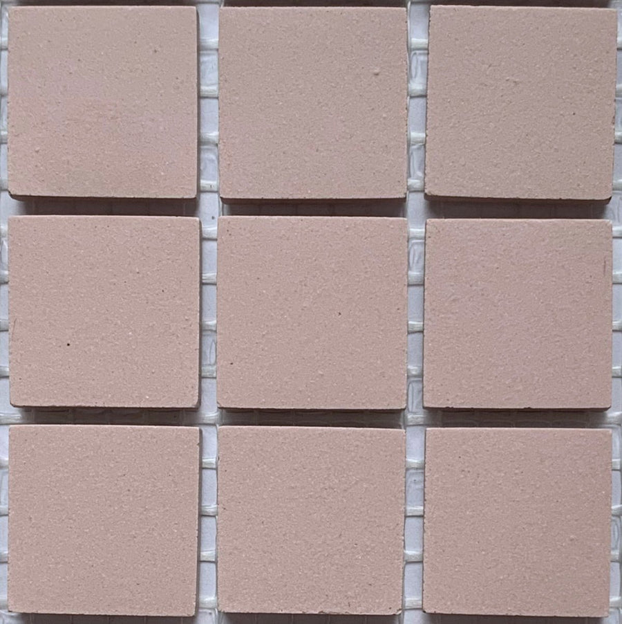 Winckelmans Rose – ματ ψηφίδες 20x20 mm σε πλέγμα