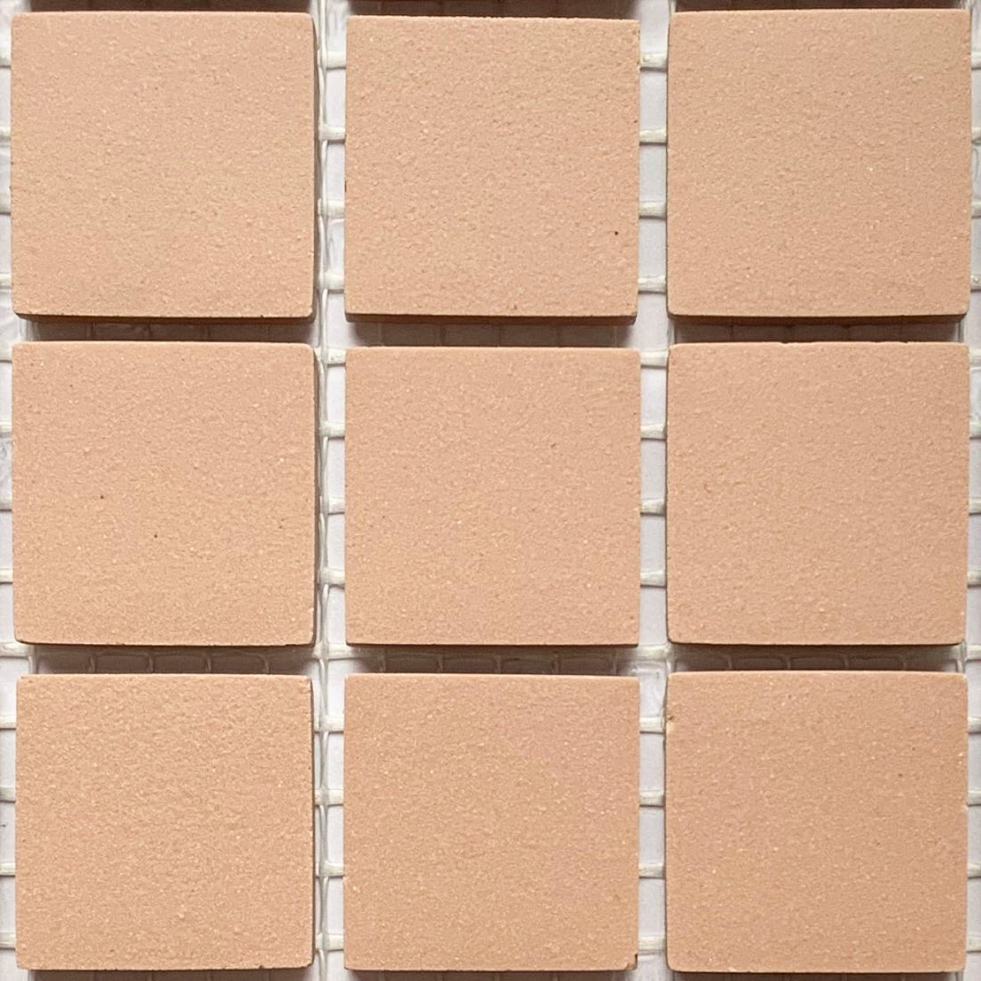 Winckelmans Vieux Rose – ματ ψηφίδες 20x20 mm σε πλέγμα