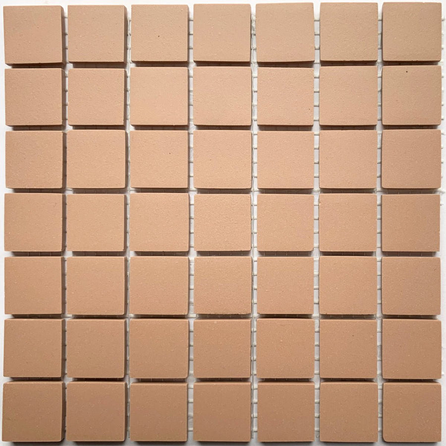 Winckelmans Vieux Rose – ματ ψηφίδες 20x20 mm σε πλέγμα