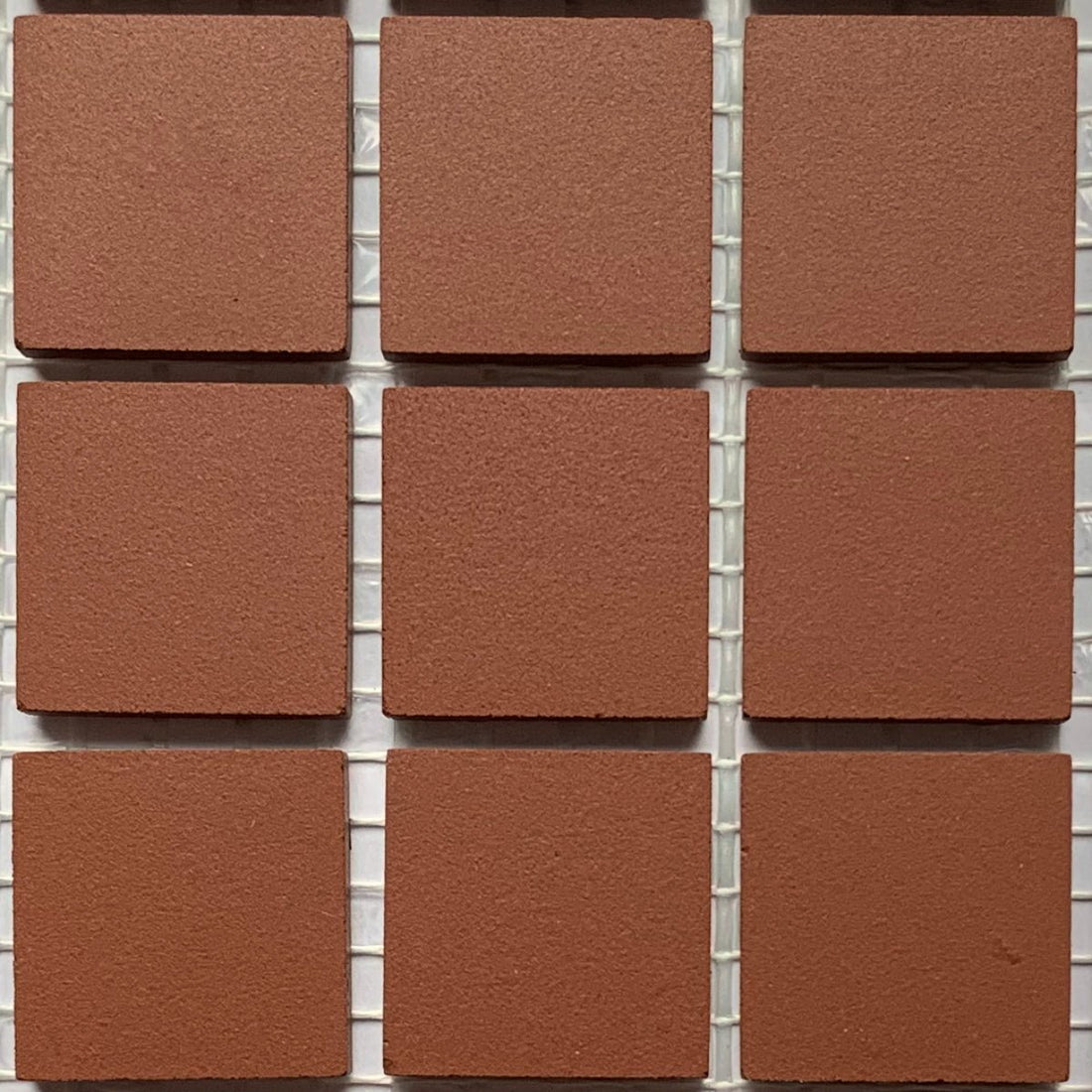 Winckelmans Rouge – ματ ψηφίδες 20x20 mm σε πλέγμα