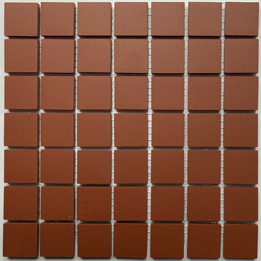 Winckelmans Rouge – ματ ψηφίδες 20x20 mm σε πλέγμα