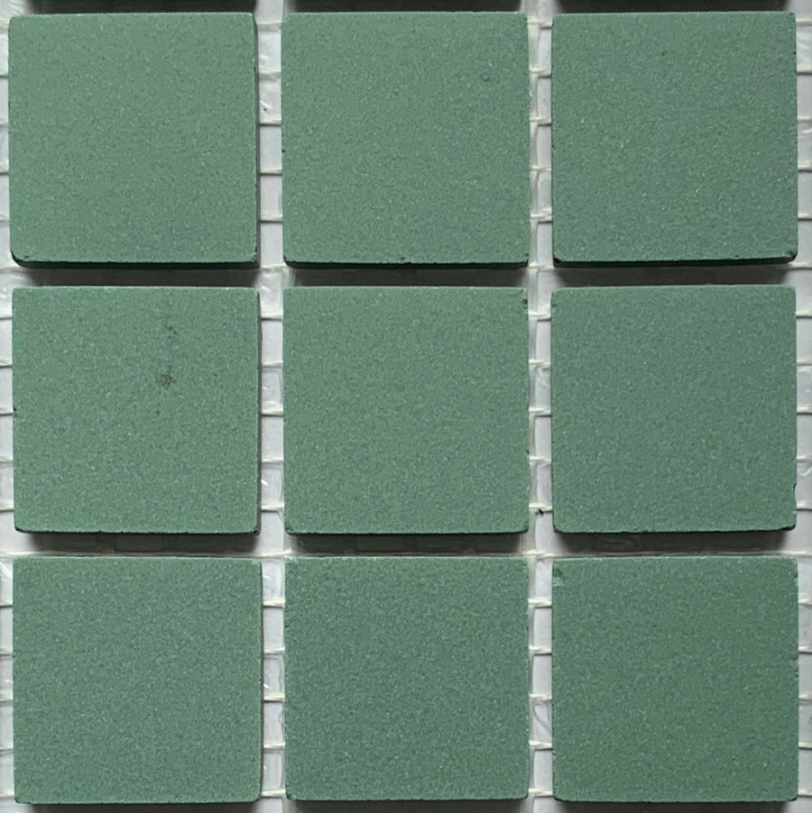 Winckelmans Vert Foncé – ματ ψηφίδες 20x20 mm σε πλέγμα