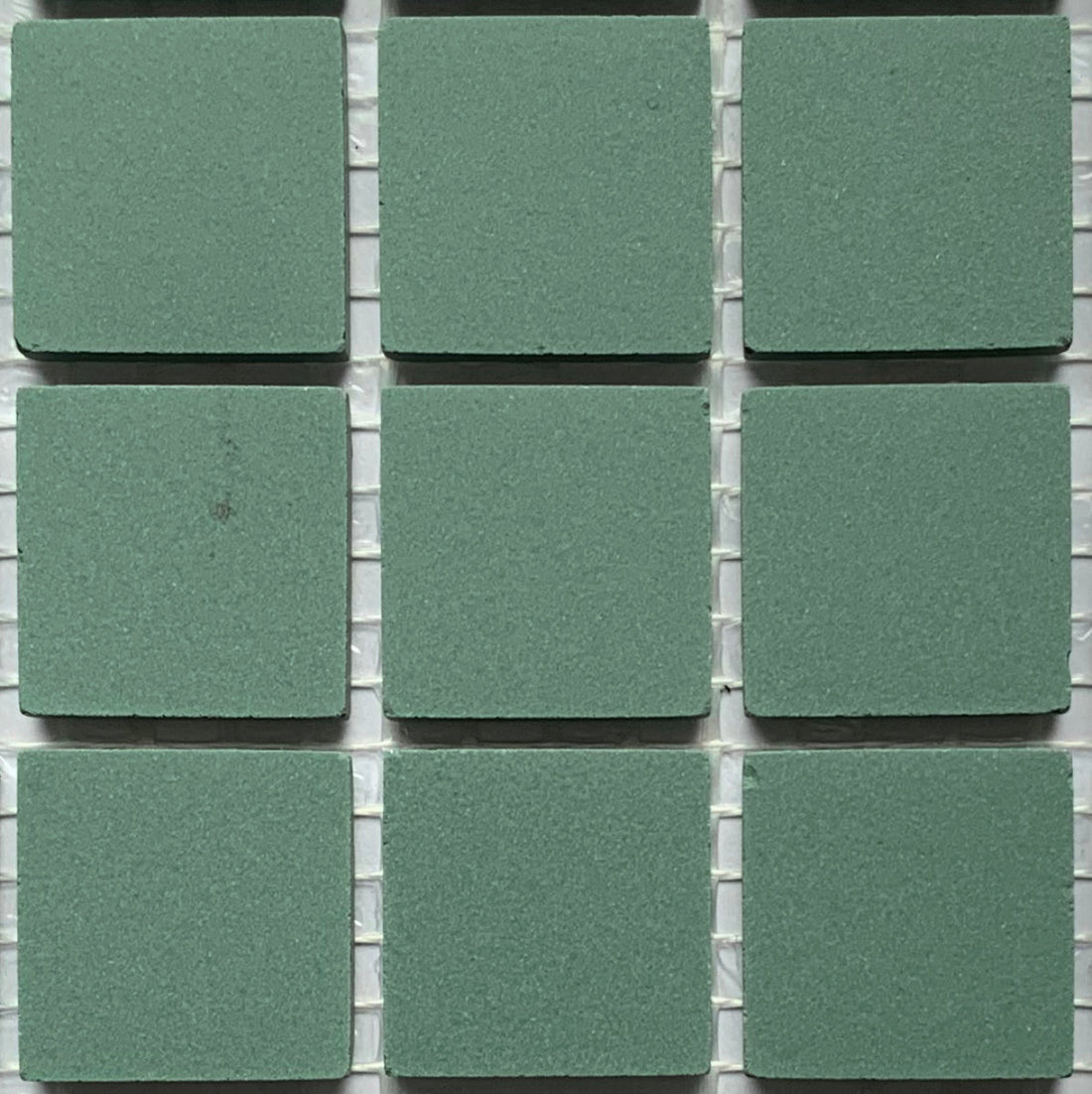 Winckelmans Vert Foncé – ματ ψηφίδες 20x20 mm σε πλέγμα