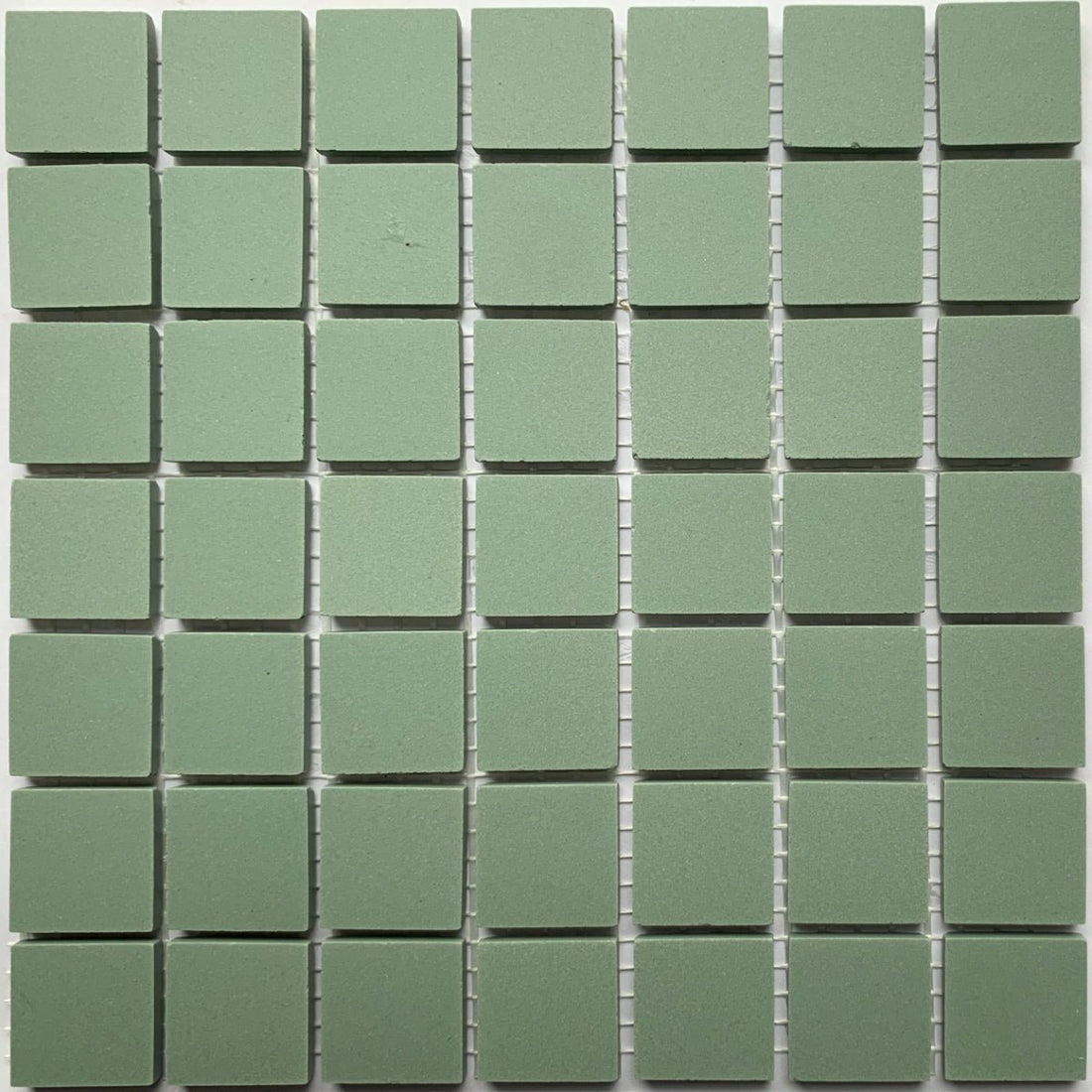 Winckelmans Vert Pale – ματ ψηφίδες 20x20 mm σε πλέγμα